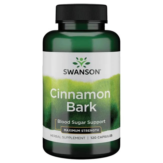 Swanson Cinnamon Bark, Maximum Strength 120 caps