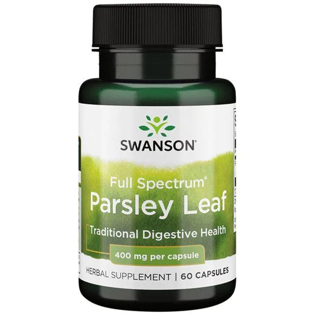 Swanson Full Spectrum Parsley Leaf, 400mg 60 caps