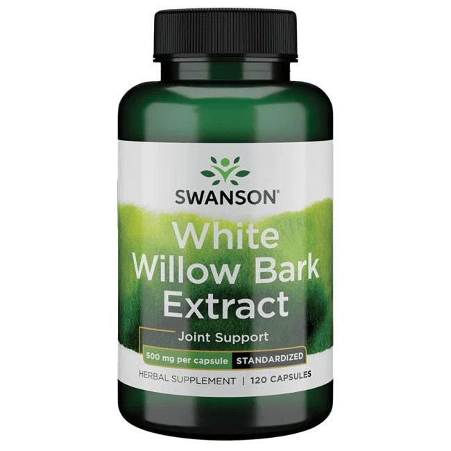 Swanson White Willow Bark Extract, 500mg 120 caps
