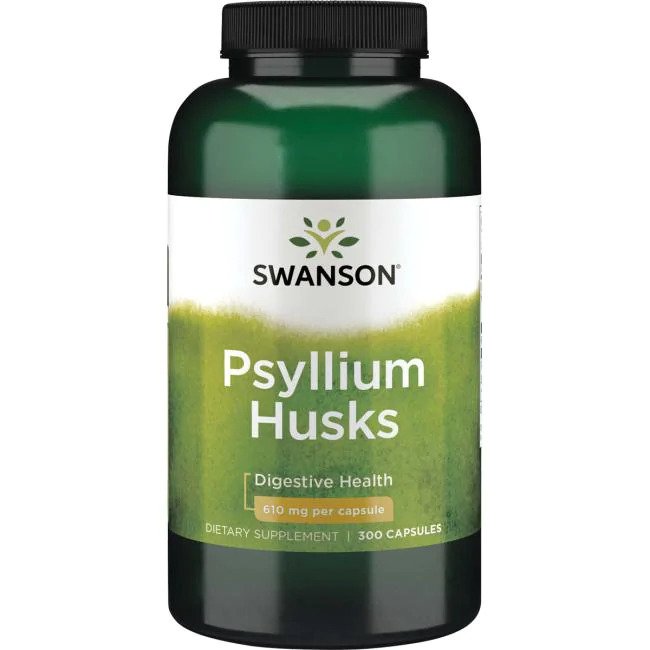 Swanson Psyllium Husks, 610mg 300 caps