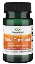 Swanson Beta-Carotene (Vitamin A), 10 000 IU 100 softgels