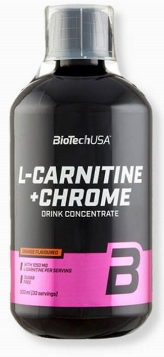 BioTechUSA L-Carnitine + Chrome, Orange 500 ml.
