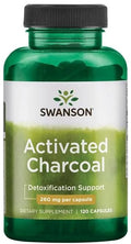 Swanson Activated Charcoal, 260mg 120 caps