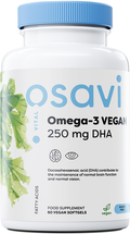 Osavi Omega-3 Vegan, 250mg DHA 60 vegan softgels