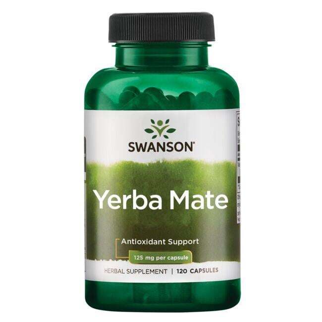 Swanson Yerba Mate, 125mg 120 caps