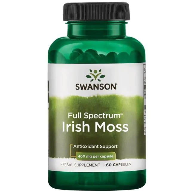 Swanson Full Spectrum Irish Moss, 400mg 60 caps