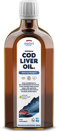 Osavi Norwegian Cod Liver Oil, 1000mg Omega 3 (Lemon-Mint) 250 ml.