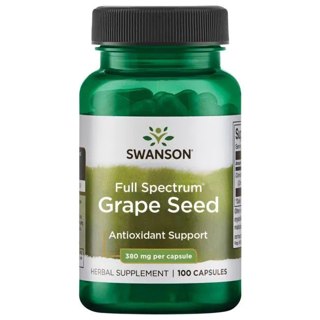 Swanson Full Spectrum Grape Seed, 380mg 100 caps
