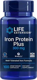 Life Extension Iron Protein Plus, 300mg 100 vcaps