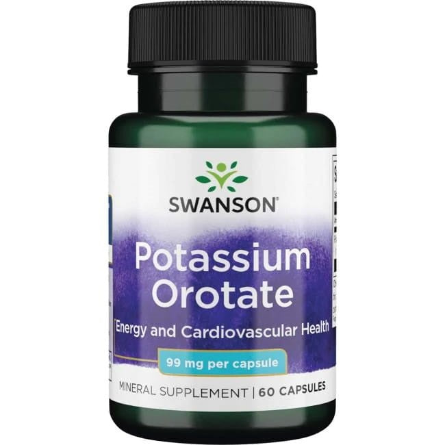 Swanson Potassium Orotate, 99mg 60 caps