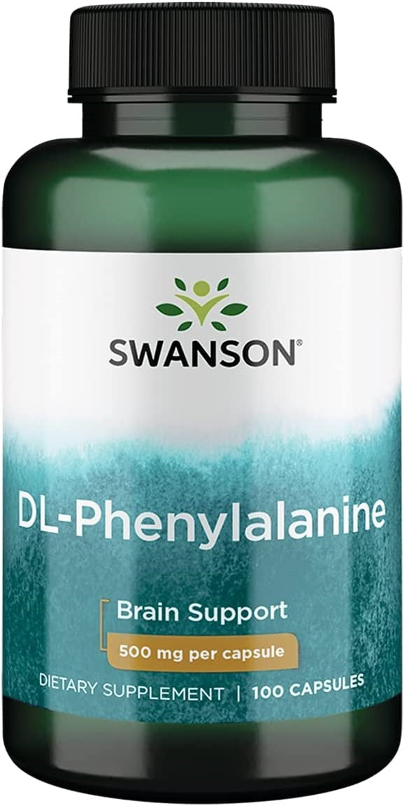 Swanson DL-Phenylalanine, 500mg 100 caps