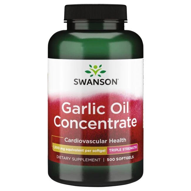 Swanson Garlic Oil Concentrate, 1500mg 500 softgels