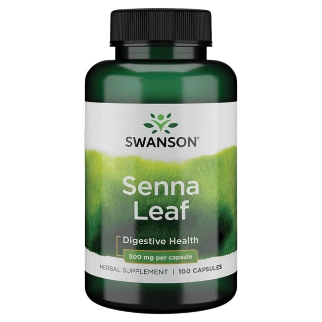 Swanson Senna Leaf, 500mg 100 caps