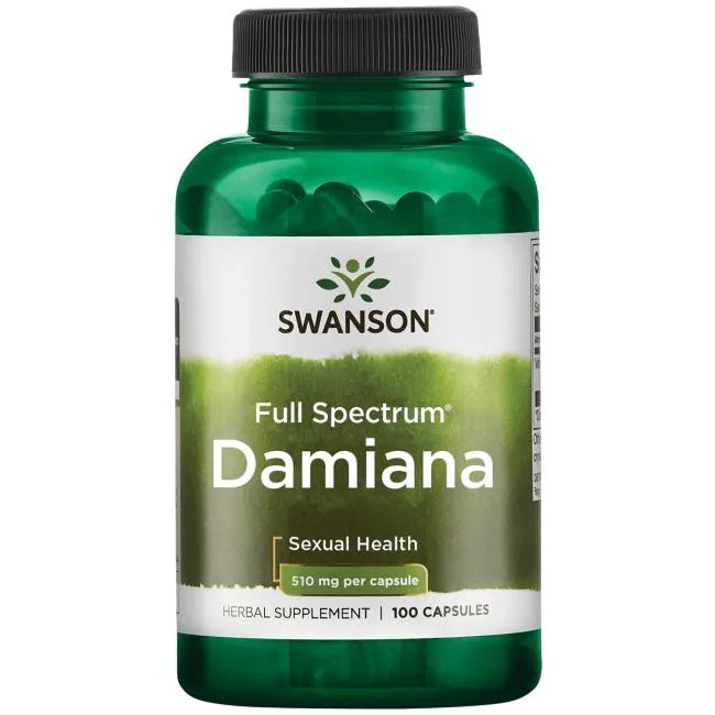 Swanson Damiana, 510mg 100 caps