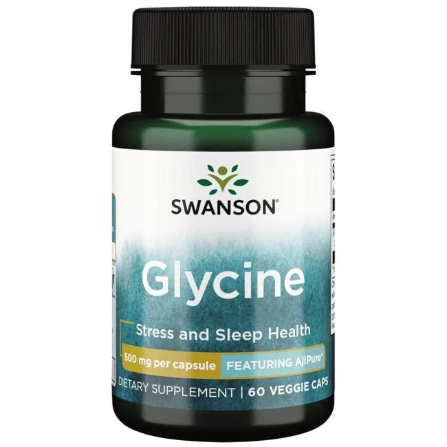 Swanson Glycine, 500mg 60 vcaps