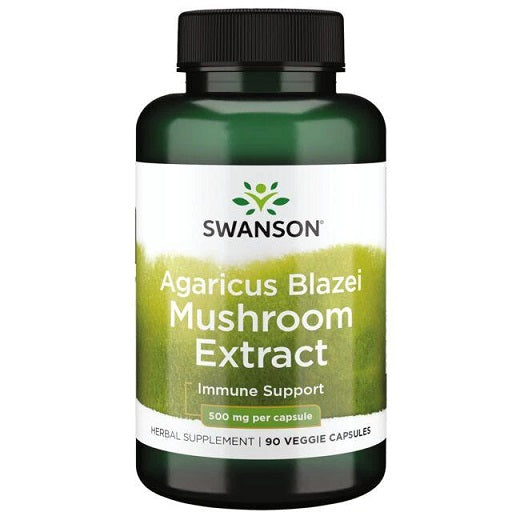 Swanson Agaricus Blazei Mushroom Extract, 500mg 90 vcaps