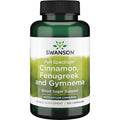 Swanson Full Spectrum Cinnamon, Fenugreek and Gymnema 120 caps