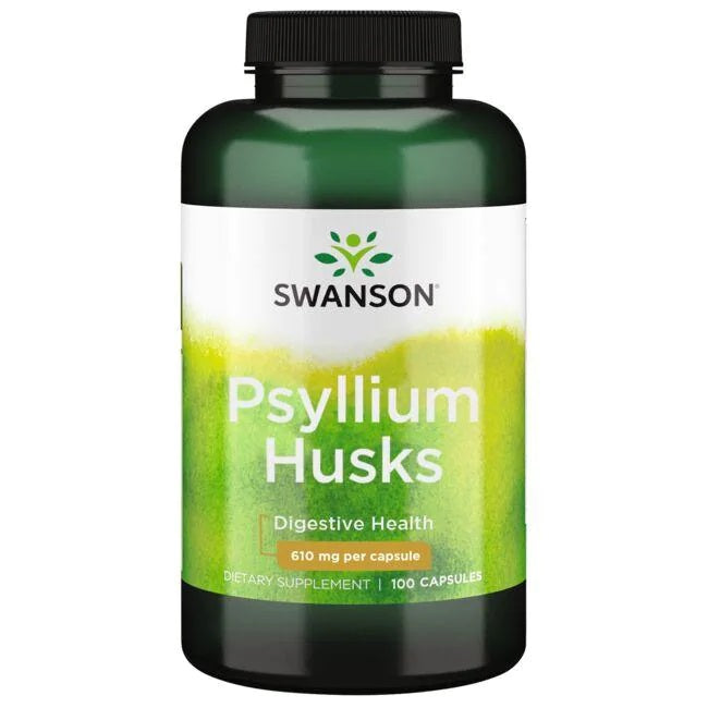 Swanson Psyllium Husks, 610mg 100 caps