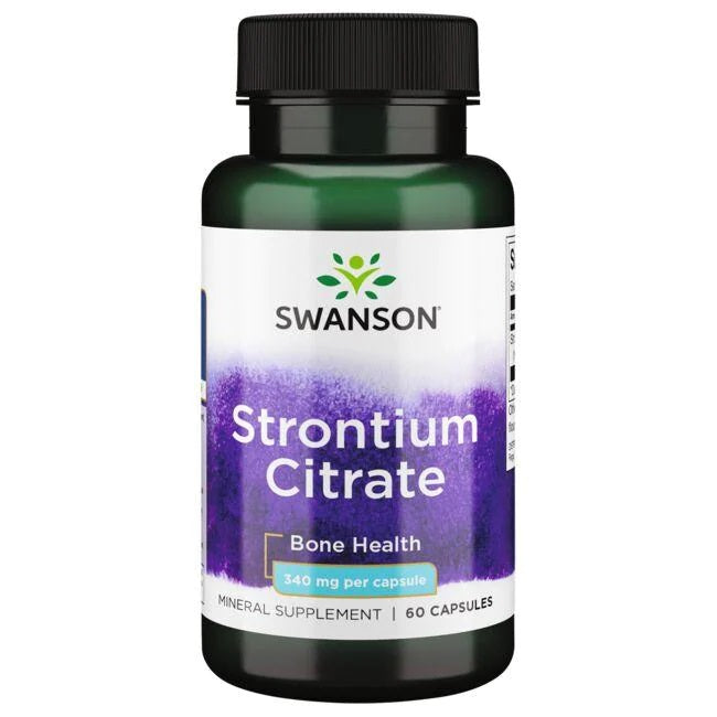 Swanson Strontium Citrate, 340mg 60 caps