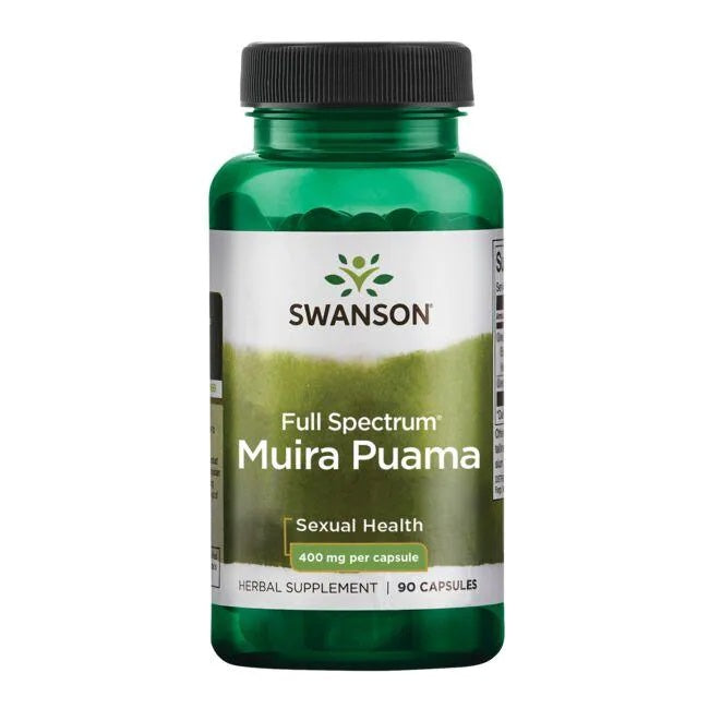 Swanson Full Spectrum Muira Puama, 400mg 90 caps