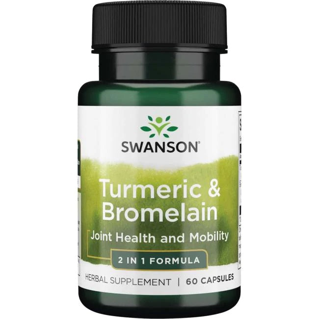 Swanson Turmeric & Bromelain 60 caps