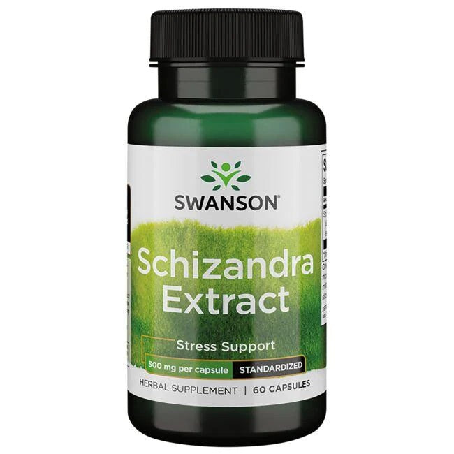 Swanson Schizandra Extract, 500mg 60 caps