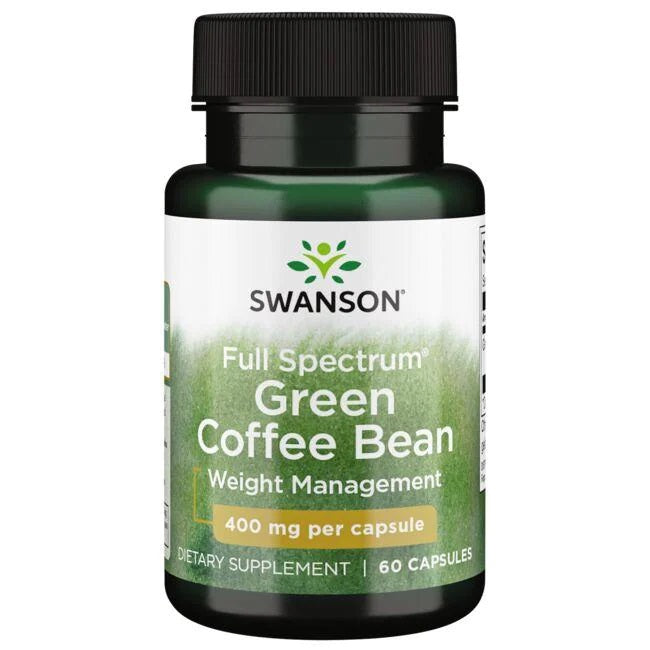 Swanson Full Spectrum Green Coffee Bean, 400mg 60 caps