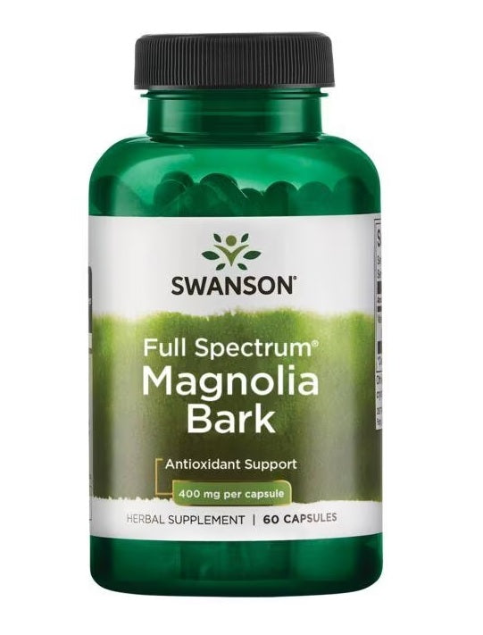 Swanson Full Spectrum Magnolia Bark, 400mg 60 caps