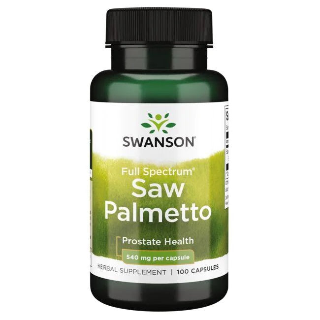 Swanson Saw Palmetto, 540mg 100 caps