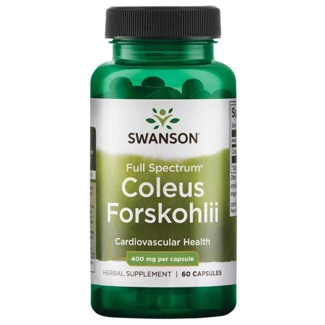 Swanson Full Spectrum Coleus Forskohlii, 400mg 60 caps