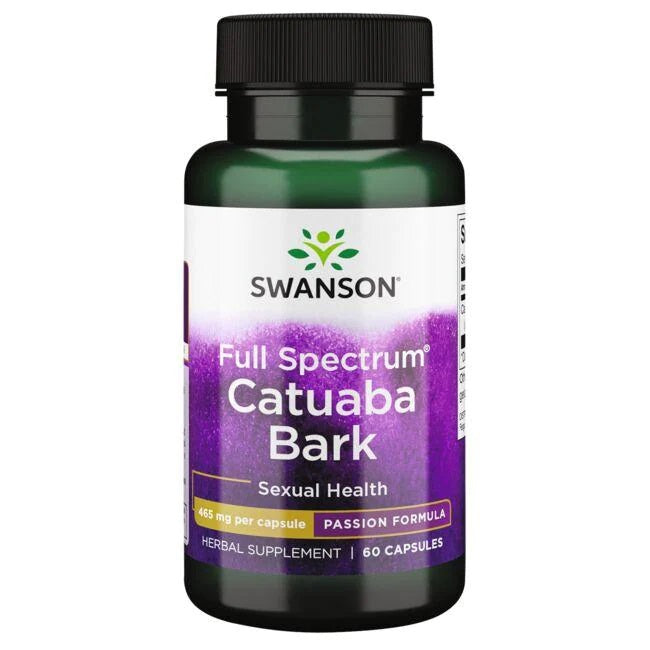 Swanson Full Spectrum Catuaba Bark, 465mg 60 caps