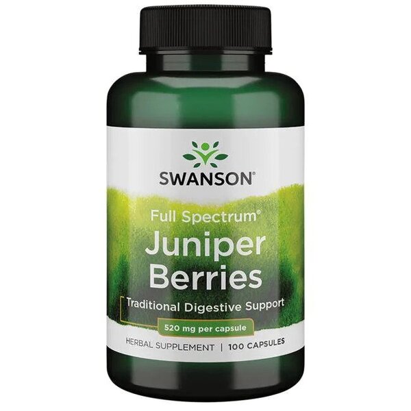 Swanson Full Spectrum Juniper Berries, 520mg 100 caps