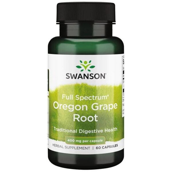 Swanson Full Spectrum Oregon Grape Root, 400mg 60 caps