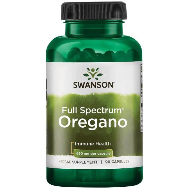Swanson Full Spectrum Oregano, 450mg 90 caps