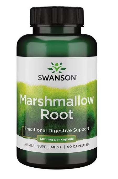 Swanson Marshmallow Root, 500mg 90 caps