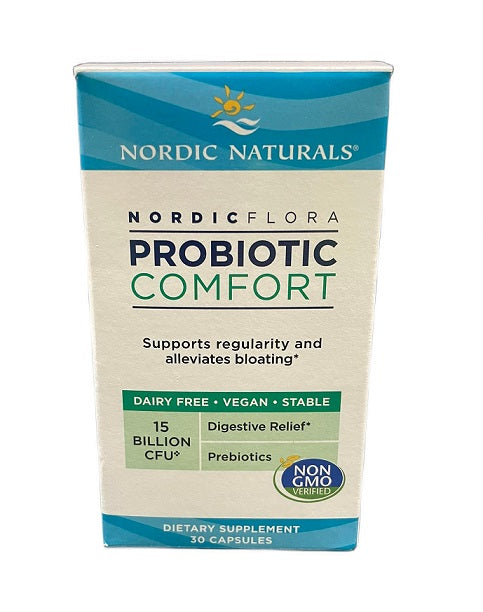 Nordic Naturals Nordic Flora Probiotic Comfort, 15 billion CFU 30 caps