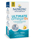Nordic Naturals Ultimate Omega-D3 Fish Oil, 1280mg Lemon 60 softgels
