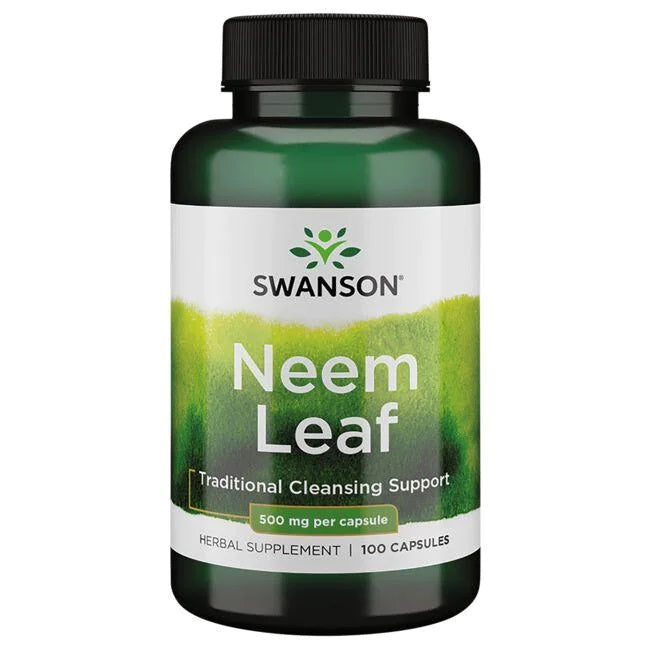 Swanson Neem Leaf, 500mg 100 caps