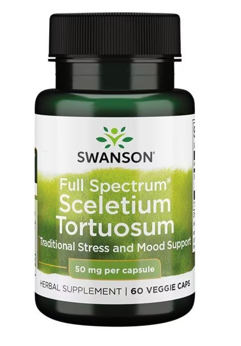 Swanson Full Spectrum Sceletium Tortuosum, 50mg 60 vcaps