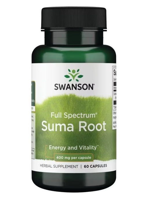 Swanson Full Spectrum Suma Root, 400mg 60 caps