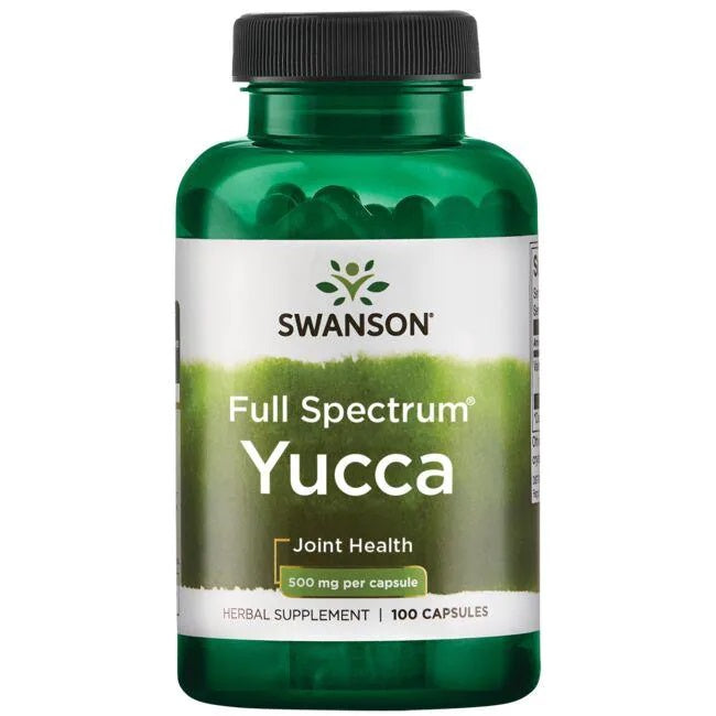 Swanson Full Spectrum Yucca, 500mg 100 caps