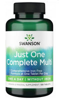 Swanson Just One Complete Multi without Iron 130 tablets