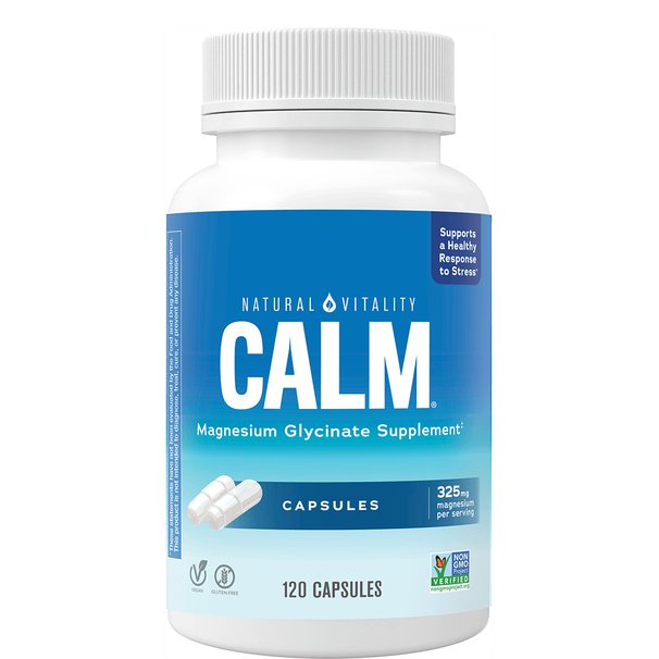 Natural Vitality Calm Magnesium Glycinate 120 caps