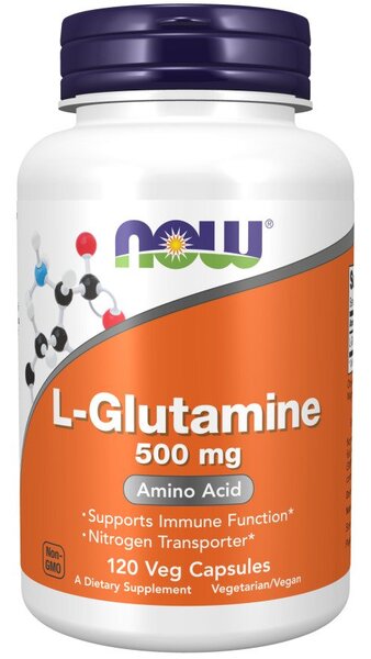 NOW Foods L-Glutamine, 500mg 120 vcaps