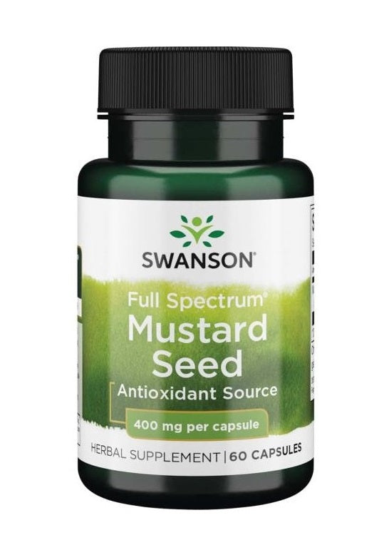 Swanson Full Spectrum Mustard Seed, 400mg 60 caps