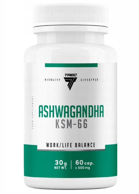 Trec Nutrition Ashwagandha KSM-66, 500mg 60 caps