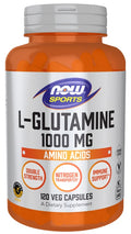 NOW Foods L-Glutamine, 1000mg 120 vcaps