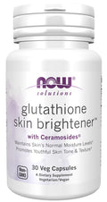 NOW Foods Glutathione Skin Brightener with Ceramosides 30 vcaps