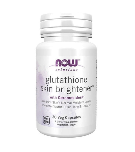 NOW Foods Glutathione Skin Brightener with Ceramosides 30 vcaps