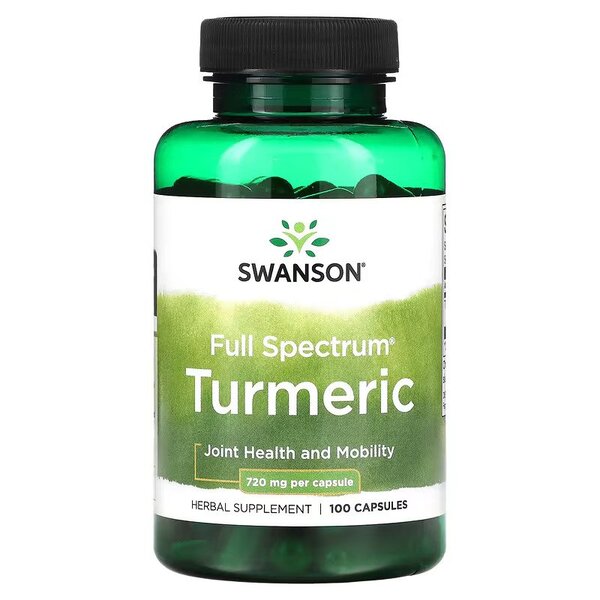 Swanson Full Spectrum Turmeric, 720mg 100 caps